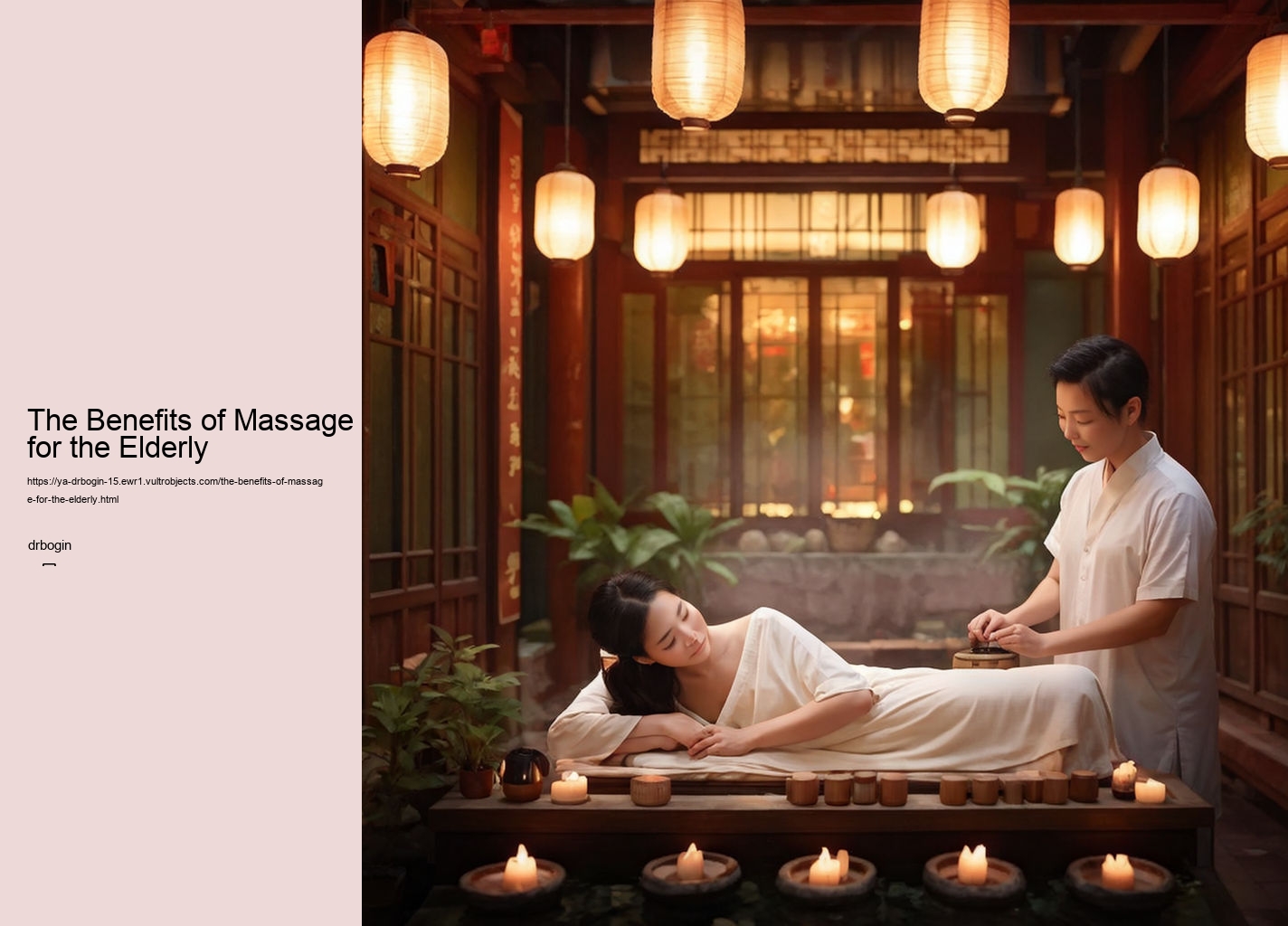 The Benefits of Massage for the Elderly